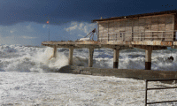 Шторм на Черном море. Storm on the Black sea. GIF-анимация