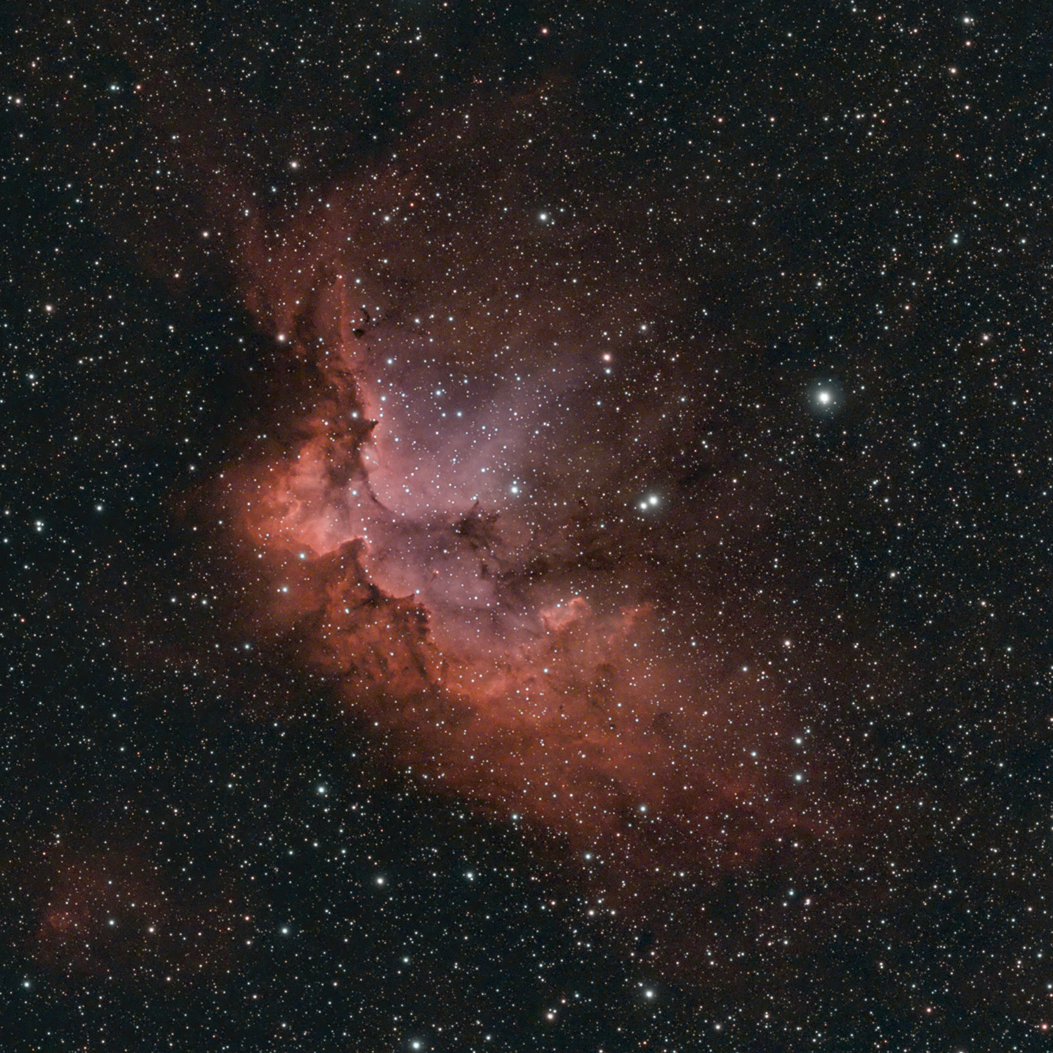 Туманность «Волшебник» NGC 7380 
